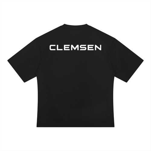 CLEMSEN Signature Heavyweight Oversized Tee – product view 2